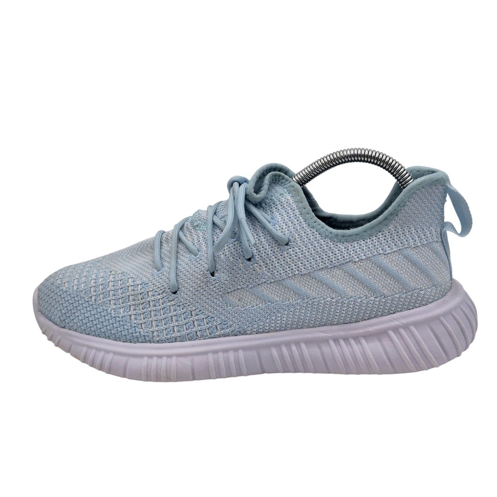 Forever 21 Shoes Womens Size 8.5‎ Light Blue Knit Running Sneakers Lace Up EU40